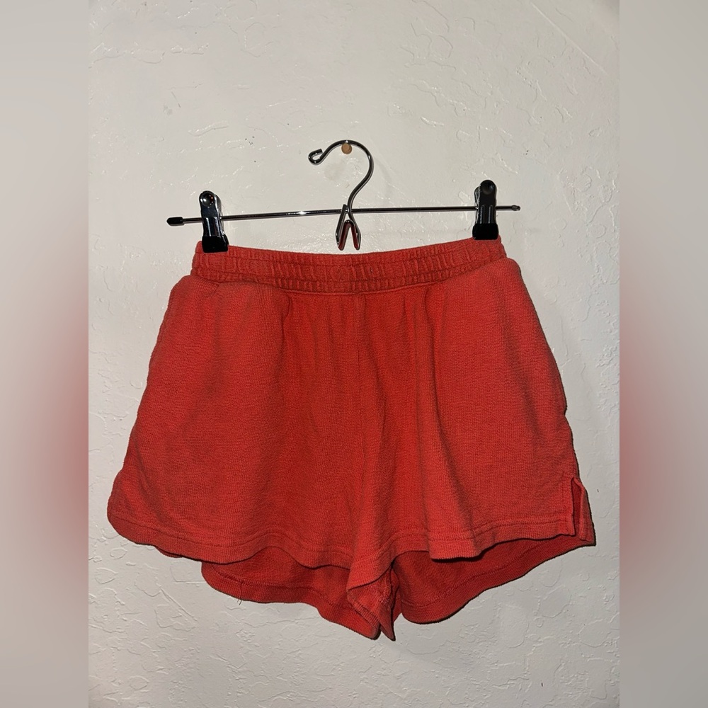 Universal Thread Coral Terry High-Rise Shorts